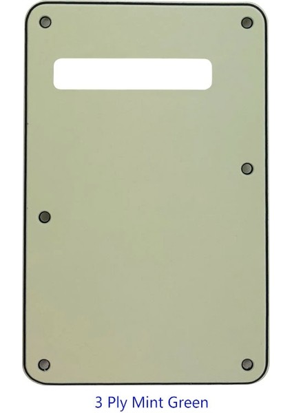 3 Kat Nane Yeşili Stili Pleroo Özel Gitar Parçaları - Abd Için Strat Gitar Tremolo Kapak Strat Arka Plakası Gitar Pickguard Çizik Plakası (Yurt Dışından)