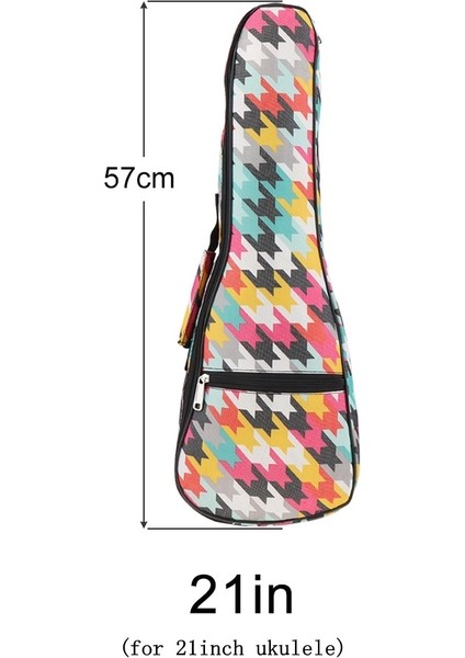 2-21 Inç Stili Yazın Inç Taşınabilir Ukulele Çanta 3 Tip Dayanıklı Sünger Yumuşak Kılıf Gig Ukulele Mini Gitar Su Geçirmez Sırt Çantası (Yurt Dışından)