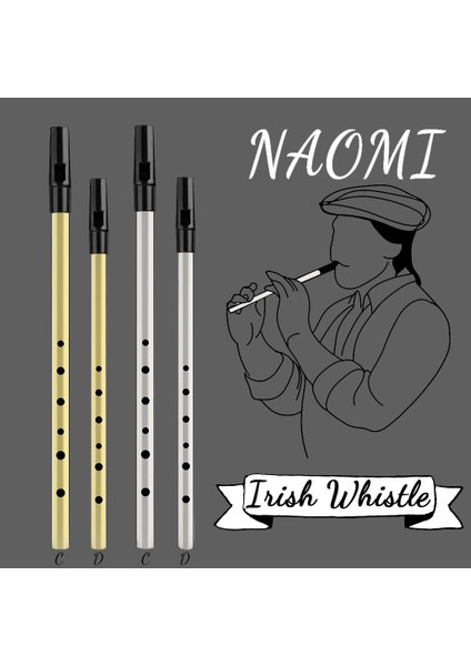 D Anahtarı Altın Stili Naomı Irlanda Düdük Pirinç Tüp C Tuşu ve D Tuşu Parlak Ses Altı Delikli Flageolet Penny Düdük Whistler Için Modern Teneke Düdük (Yurt Dışından) fiyatları