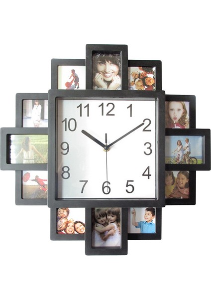 Fotoğraf Çerçevesi Duvar Saati Yeni Diy Modern Tasarım Sanat Resim Saat Oturma Odası Ev Dekor Horloge (Yurt Dışından)