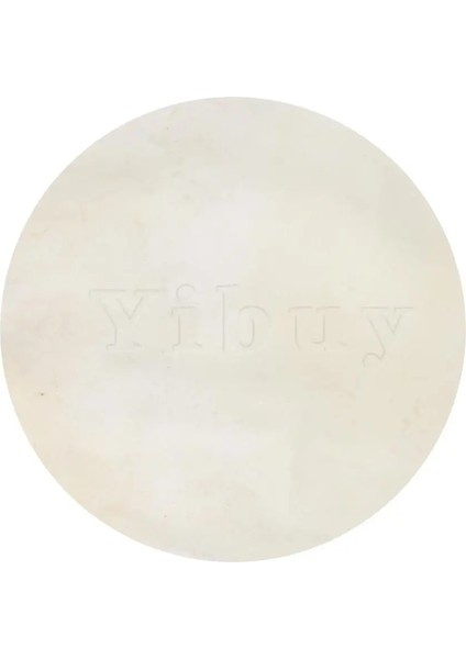 Yibuy 35 cm Çap Keçi Derisi Davul Kafa Keçi Derisi Yuvarlak Bongo Drumaman Davul Afrika Tef Bej (Yurt Dışından)