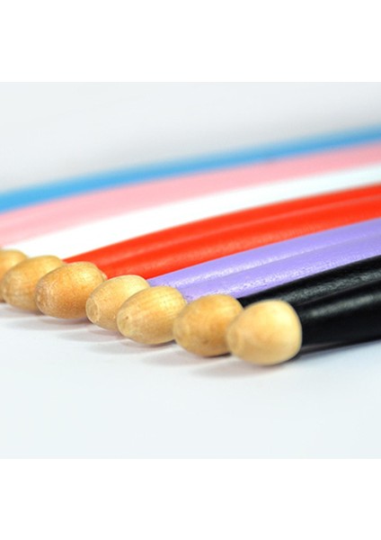 Mavi Stil 1 Çift 5A Davul Çubukları Çok Renkli Akçaağaç Ahşap Drumsticks Enstrüman Drumsticks Perküsyon Aksesuarları (Yurt Dışından) modelleri