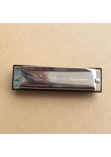 Silver Metal Swan Diatonic Blues Armonika Ağız Organı 10 Delik C Tuşu Arp Ağız Organı (Yurt Dışından) fiyatları