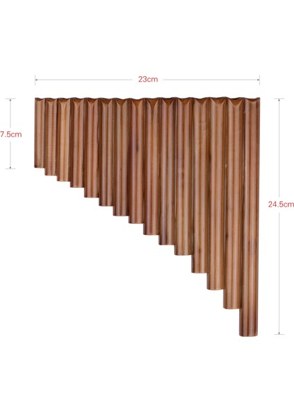 Abs 18 Boru C Anahtar Stili Muslady Pan Flüt Es Doğal Bambu Nefesli Enstrüman Panpipe G Anahtar Panpipe Çanta ile Çin Geleneksel Nefesli Enstrüman (Yurt Dışından) fırsatları