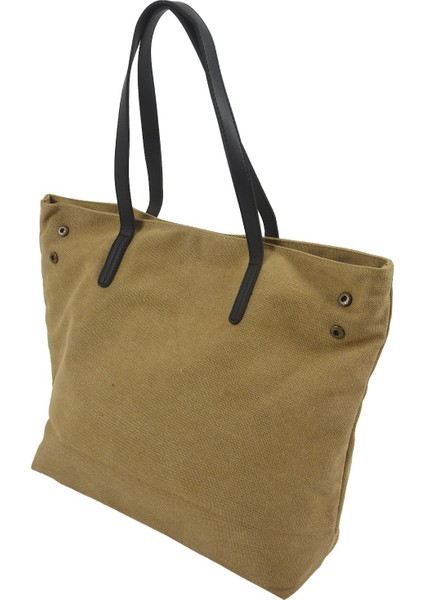 Orijinal Sanat Kanvas Çanta Basit Vahşi Kolej Rüzgar Omuz Çantası Büyük Çanta Rahat Çocuk Çantası Alışveriş Çantası Trend Büyük Çanta Haki (Yurt Dışından) fırsatları