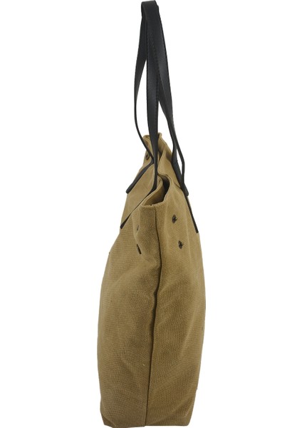 Orijinal Sanat Kanvas Çanta Basit Vahşi Kolej Rüzgar Omuz Çantası Büyük Çanta Rahat Çocuk Çantası Alışveriş Çantası Trend Büyük Çanta Haki (Yurt Dışından) indirimleri