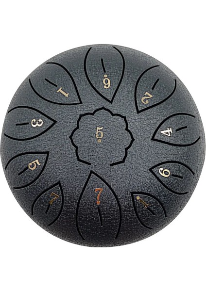 Altın Rengi Stili Teel Dil Davul 11 ​​akort Notaları Vurmalı Enstrüman El Tankı Davul Çanta ile Bateri Etiket Acemi Için (Yurt Dışından) modelleri