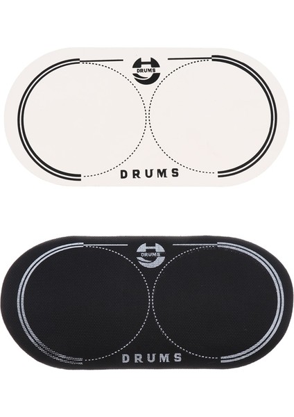 Beyaz Stil Eq Çift Pedal Yama Bas Davul Yama Davul Parçaları Için Davul Başlığı Kick Pad Koruyucu Perküsyon Enstrümanı Aksesuarları 12.8x6.5cm (Yurt Dışından) fiyatları