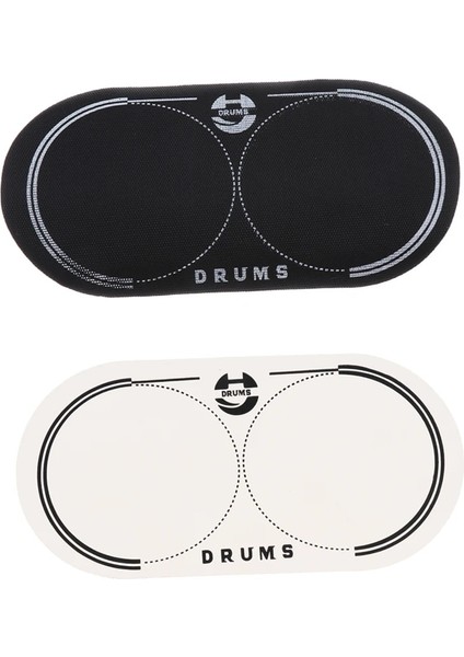 Beyaz Stil Eq Çift Pedal Yama Bas Davul Yama Davul Parçaları Için Davul Başlığı Kick Pad Koruyucu Perküsyon Enstrümanı Aksesuarları 12.8x6.5cm (Yurt Dışından) fırsatları