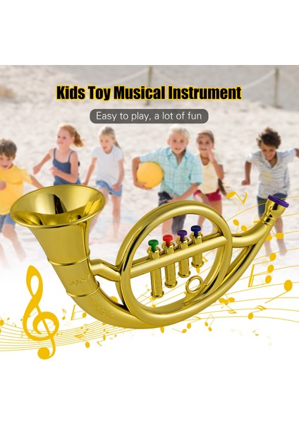 Temizlik Bezi Stili Çocuklar Saksafon Trompet Klarnet Çocuk Hediye Mini Saksafon Müzikli Oyuncaklar Bebek Müzik Çalma Aracı Çocuk Simülasyon Enstrüman (Yurt Dışından)