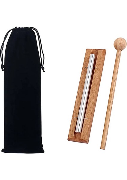 Bir Stil Vurmalı Enstrüman Ahşap Enerjiler Tokmak Saklama Çantası ile Şifa Meditasyon Zil Müzikal Sınıf Çan Farkındalık Hediyesi (Yurt Dışından)