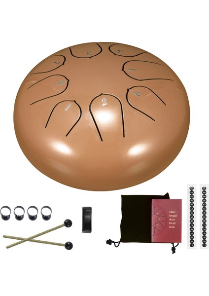 Yeşil Stil Dil Davul 6 Inç Çelik Dil Davul 8 Akort El Tavası Davul Tankları Bagetli Taşıma Çantası Vurmalı Enstrümanlar Aksesuarları (Yurt Dışından) modelleri