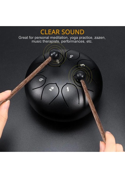 Yeşil Stil Dil Davul 6 Inç Çelik Dil Davul 8 Akort El Tavası Davul Tankları Bagetli Taşıma Çantası Vurmalı Enstrümanlar Aksesuarları (Yurt Dışından) indirimleri