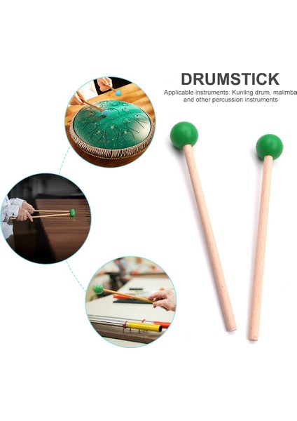 Sarı Stil 1 Çift Davul Malang Davul Profesyonel Malang Davul Ksilofon Meslek Enstrüman Aksesuarları Marimba Tokmak Çocuklar Için (Yurt Dışından)