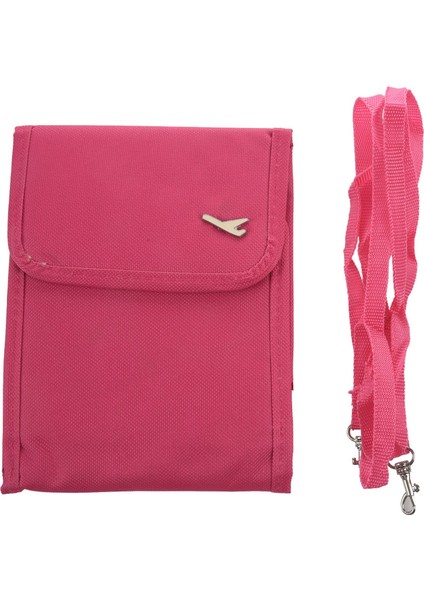Seyahat Mini Çok Fonksiyonlu Messenger Kart Çantası Asılı Yaka Pasaport Paketi Gül Kırmızı (Yurt Dışından) modelleri