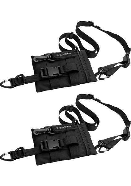 2x Tek Omuz Çantası Erkekler Mini Hip Hop Tarzı Cep Telefonu Rahat Kadınlar Için Crossbody Çanta Kılıfı Seyahat Çanta Büyük (Yurt Dışından)