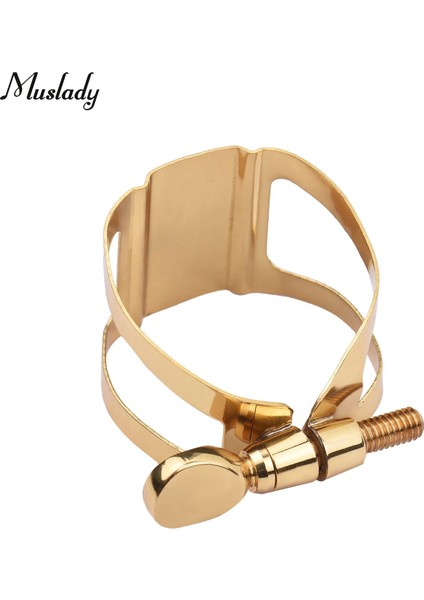 Tenor Stili Muslady Single Screw Adjustment Altotenorsoprano Saxophone Mouthpiece Ligature Compact Durable Ligature For Soprano Saxophone (Yurt Dışından)