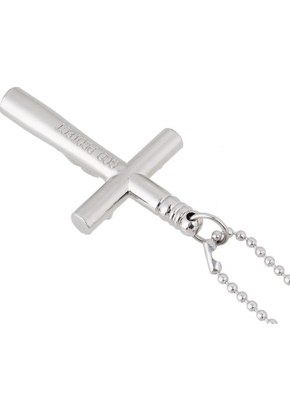 Gri Tarzı Isa Çapraz 6mm Davul Anahtar Anahtarı Kolye 60CM.6IN Uzunluk Zinciri Döngü Haç Aksesuarları Vida Seti Aracı Kiti Accesorios (Yurt Dışından) fırsatları