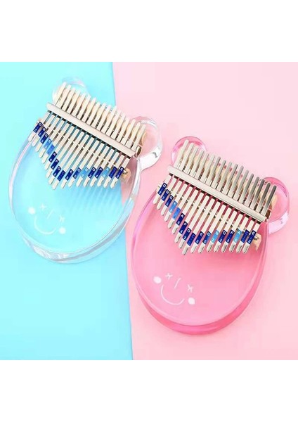 Pembe Ayı Stili 17 Tuşları Akrilik Kalimba Taşıma Çantası ile Başparmak Piyano Kristal Parmak Piyano Çocuklar Yetişkinler Yeni Başlayanlar Için Sevimli Müzik Aleti (Yurt Dışından) fiyatları