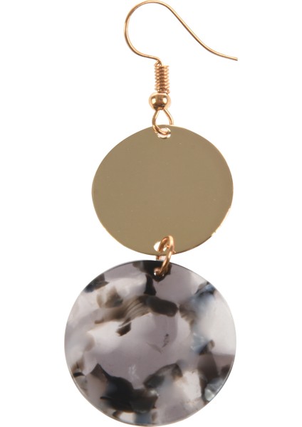 Kristal Küpeler Takı Metal Payetler Akrilik Dikiş Çiviler Moda Aksesuarları, Altın ve Siyah Mavi (Yurt Dışından) fırsatları