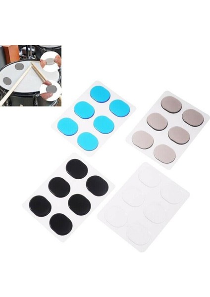 Siyah Stil Et Davul Rafı Sönümleyiciler Jel Pedler Susturucular Sessiz Toksik Olmayan Yumuşak Trampet Ziller Için Çan Çanları Ses Sönümleme Sesi Azalt (Yurt Dışından) modelleri