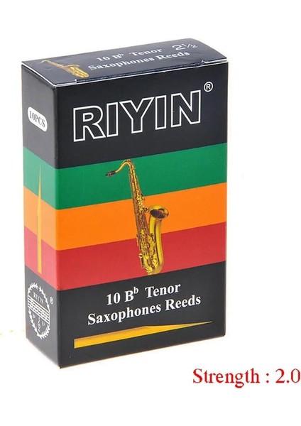 Sertlik 2.0 Stili Tenor Saksafon Kamışları Bb Ton Gücü Sax Enstrüman Kamışları (Yurt Dışından)