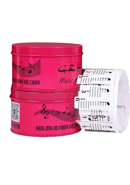 81 Anahtar Stili Şeffaf Piyano Sticker 88 Anahtar Piyano Klavye Sticker Elektronik Klavye 88 Anahtar Piyano Çıta Not Sticker Piyano Tuşları Için (Yurt Dışından)