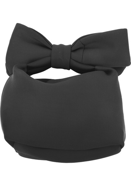 4x Tasarımcı Kadın Çanta Yay Günü Manşonlar Çanta Bayanlar Akşam Parti Manşonlar Siyah Çanta Omuz Çantası (Siyah) (Yurt Dışından) fiyatları