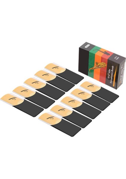Güç 3.5 Tarzı 10 Paket Eb Alto Sax Saksafon Kamışları Mukavemet Saksafon Kamış Nefesli Enstrüman Parçaları Aksesuarları (Yurt Dışından) indirimleri
