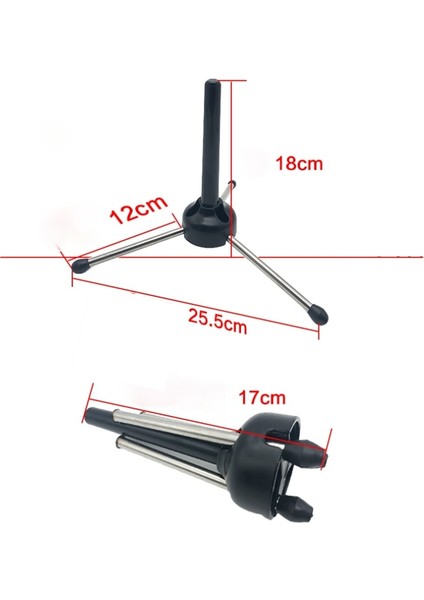 Katlanabilir Müzik Aletleri Rüzgar Tripod Tutucu Obua Flüt Klarnet Için Standı Taşınabilir Sax Braketi Aksesuarları Eğlence (Yurt Dışından) fırsatları