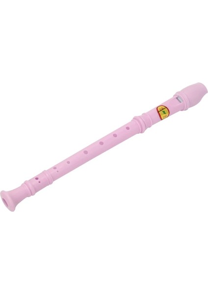 1 Adet Plastik Müzik Aleti Soprano Kaydedici Uzun Flüt 8 Delik Pembe (Yurt Dışından)
