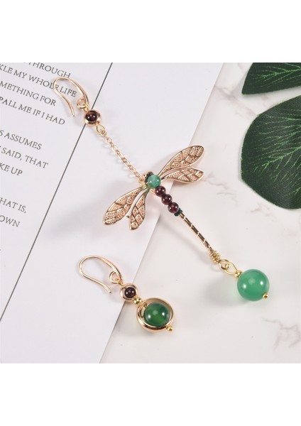 Etnik Vintage Yusufçuk Taş Boncuk Asimetrik Dangle Küpe Moda Takı Damla Kanca Küpe Kadınlar Için Hediye (Yurt Dışından) indirimleri