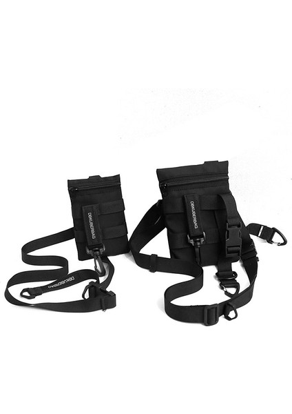 Tek Omuz Çantası Erkekler Mini Hip Hop Tarzı Cep Telefonu Rahat Kadınlar Için Crossbody Çanta Kılıfı Seyahat Çanta Büyük (Yurt Dışından)