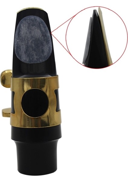 Beyaz Stil Musical Instruments Metal Nozzle With Cap Professional Practical Tone Alto Sax Saxophone Mouthpiece Accessories (Yurt Dışından) fiyatları
