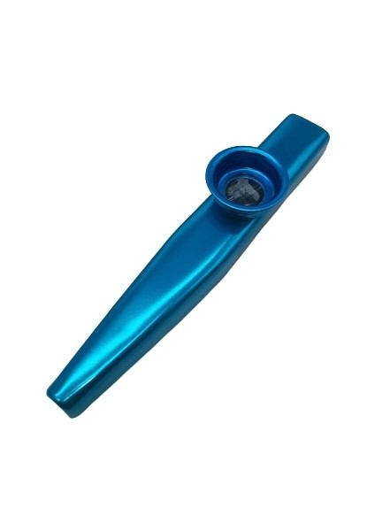 Mavi Stil Metal Kazoos Müzik Aletleri Flüt Diyafram Ağız Kazoos Müzik Aletleri Gitar Için Iyi Bir Arkadaş (Yurt Dışından)