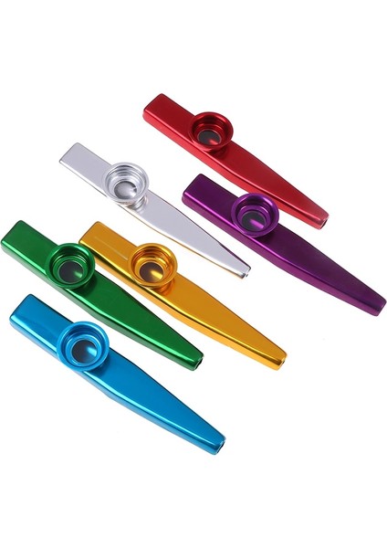 Mor Tarzı Alüminyum Alaşımlı Metal Kazoo Wit Flüt Diyafram Çocuklar Için Çocuklar Müzik Severler Hediyeler (Yurt Dışından)