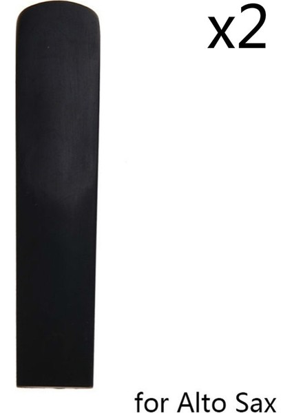 2 Adet Alto Saksafon Stili Alto Tenor Soprano Sax Klarnet Kamış Parçası Aksesuarları Için Profesyonel Reçine Kamışları Saksafon Gücü 2.5 (Yurt Dışından)