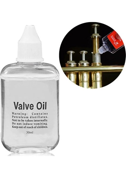 Şeffaf Stil 30 ml Vana Yağlama Yağı Pürüzsüz Anahtarı Parçaları Sax Saksafon Klarnet Flüt Trompet Korna Pirinç Aletler Aksesuarları (Yurt Dışından)