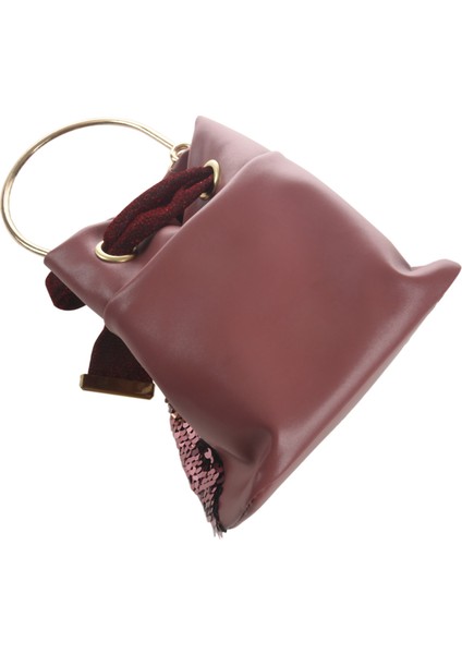 Kadın Crossbody Çanta Yaz Vahşi Askılı Çanta Moda Zincir Omuzdan Askili Çanta Payetler Okyanus Pu Deri Eğlence Mini Kova Çanta Kırmızı (Yurt Dışından) indirimleri