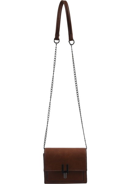 Küçük Crossbody Çanta Cep Telefonu Çanta Cüzdan Çanta Kadın Omuz Çantası (Kahverengi) (Yurt Dışından)