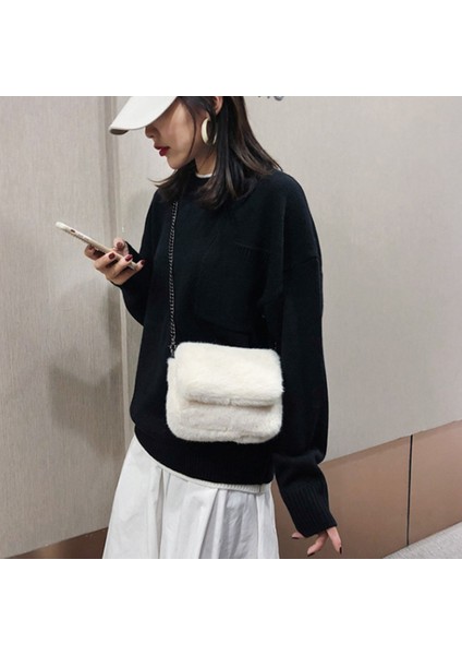 Küçük Çanta Kadın Yeni Moda Popüler Tüm Maç Omuz Çantası Batı Tarzı Kız Crossbody Kılıfı (Beyaz) (Yurt Dışından) fiyatları