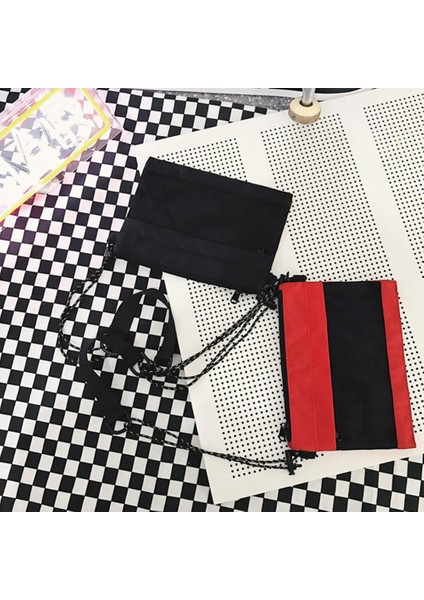 Erkek Omuz Çantası Tek Tek Omuz Çapraz Çanta Moda Trendi Çanta Açık Eğlence Hit Renk Bez Çanta Kırmızı (Yurt Dışından) indirimleri