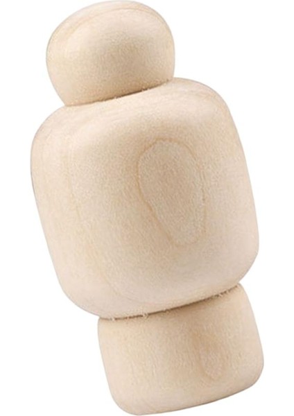 Ahşap Mandal Bebekler Bitmemiş Insanlar Dıy Craft Için Boş Peg Bebek Figürleri 68MM x 36MM (Yurt Dışından)