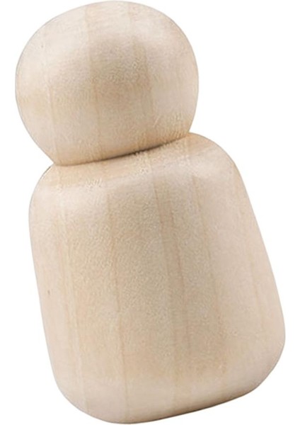 Ahşap Mandal Bebekler Bitmemiş Insanlar Dıy Craft Için Boş Peg Doll Şekilleri 68MM x 40MM (Yurt Dışından)
