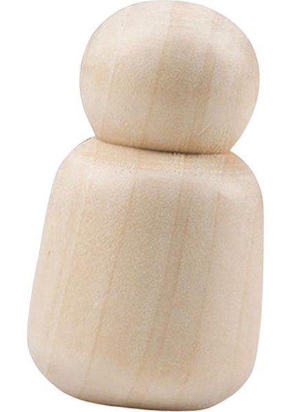 Ahşap Mandal Bebekler Bitmemiş Insanlar Dıy Craft Için Boş Peg Doll Şekilleri 68MM x 40MM (Yurt Dışından)