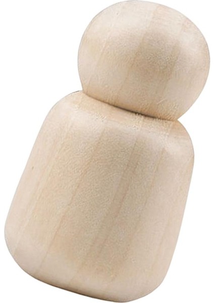 Ahşap Mandal Bebekler Bitmemiş Insanlar Dıy Craft Için Boş Peg Doll Şekilleri 68MM x 40MM (Yurt Dışından)