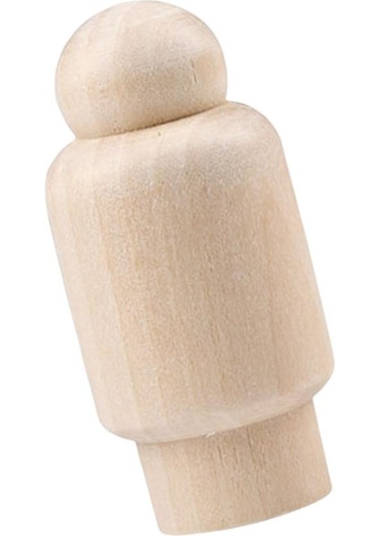 Ahşap Mandal Bebekler Bitmemiş Insanlar Dıy Craft Için Boş Peg Bebek Figürleri 68MM x 32MM (Yurt Dışından)