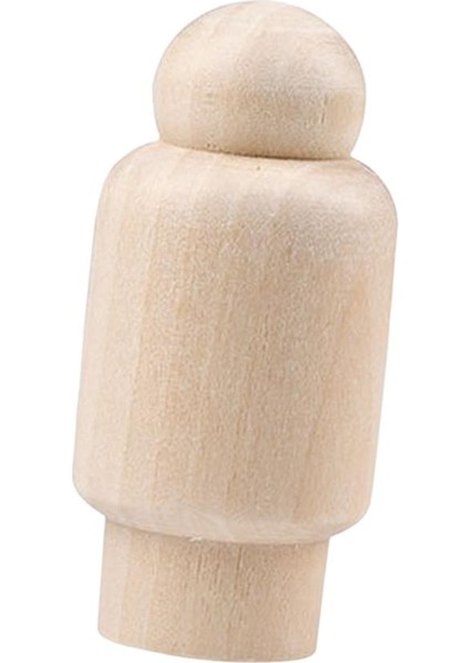 Ahşap Mandal Bebekler Bitmemiş Insanlar Dıy Craft Için Boş Peg Bebek Figürleri 68MM x 32MM (Yurt Dışından)