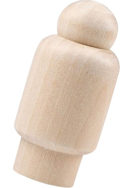 Ahşap Mandal Bebekler Bitmemiş Insanlar Dıy Craft Için Boş Peg Bebek Figürleri 68MM x 32MM (Yurt Dışından)