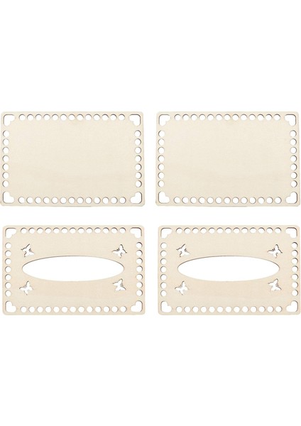 Tığ Dıy Için Ahşap Sepet Alt Tığ Aksesuarları El Dokuma (Yurt Dışından)